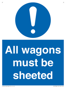 All wagons must be sheeted